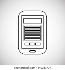 Communication design. Media icon. Flat illustration, vector graphic