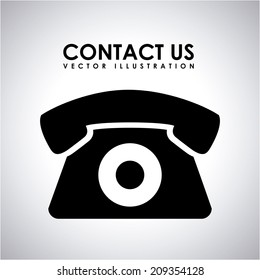 communication design over gray background vector illustration