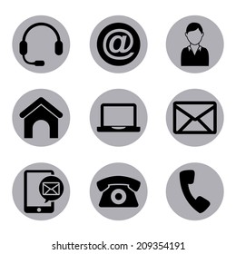 communication design over white background vector illustration