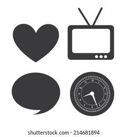 communication design over  white background vector illustration