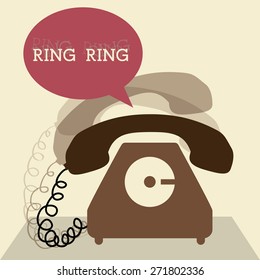 Communication design over white background, vector illustration