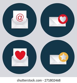 Communication design over white background, vector illustration
