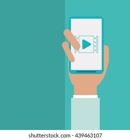 Communication design. smartphone icon. Colorful illustration , vector