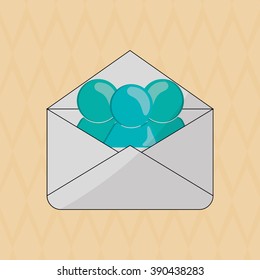 Communication  design , Vector illustration