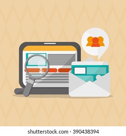 Communication  design , Vector illustration