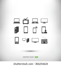 Communication device icons
