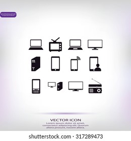 Communication device icons