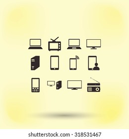 Communication device icons