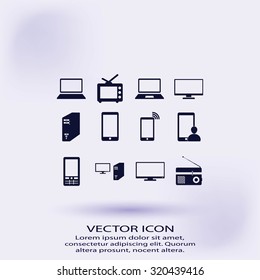 Communication device icons