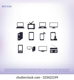 Communication device icons