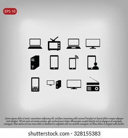 Communication device icons