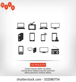 Communication device icons