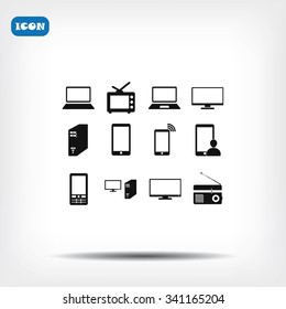 Communication device icons