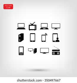 Communication device icons