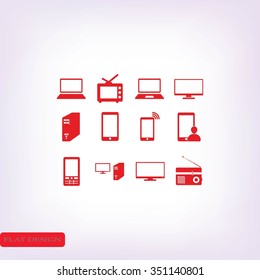 Communication device icons
