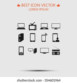 Communication device icons
