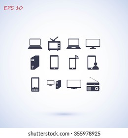 Iconos de dispositivos de comunicación