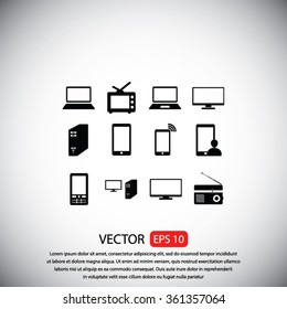 Communication device icons