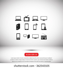Communication device icons