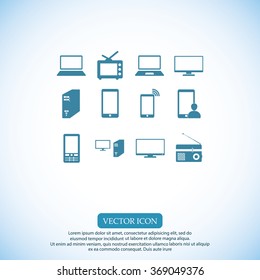 Communication device icons