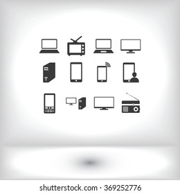 Communication device icons