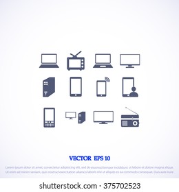 Communication device icons