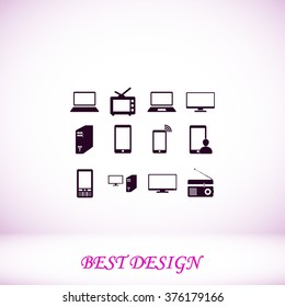 Communication device icons