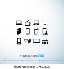 Communication device icons