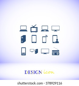 Communication device icons