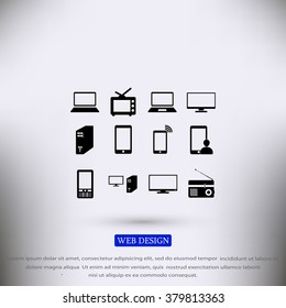 Communication device icons