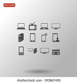 Communication device icons