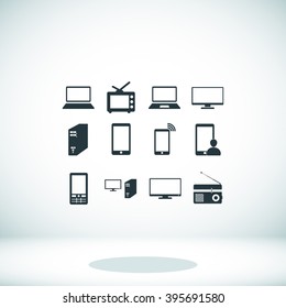 Communication device icons