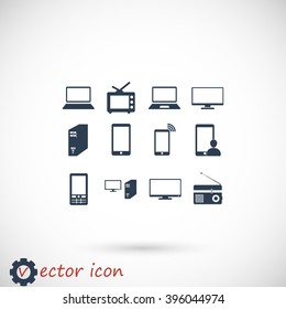 Communication device icons