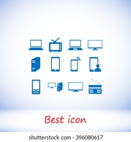 Communication device icons