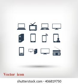 Communication device icons
