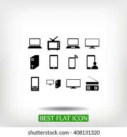 Communication device icons