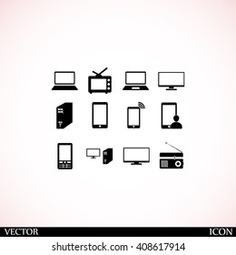Communication device icons