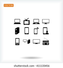 Communication device icons