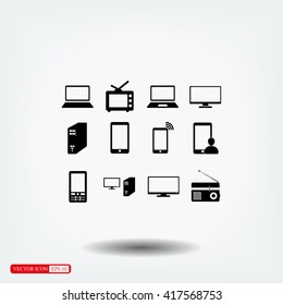Communication device icons