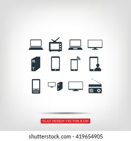 Communication device icons