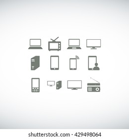 Communication device icons