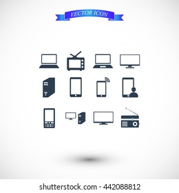 Communication device icons