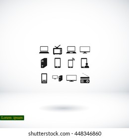 Communication device icons
