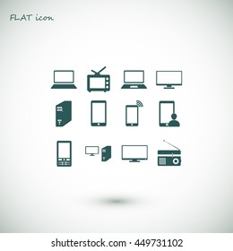 Communication device icons
