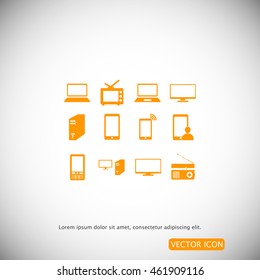Communication device icons