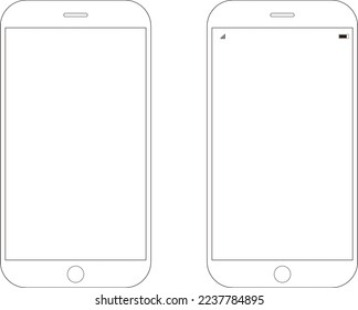 Communication device smartphone illustration vector file source