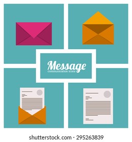 Communication digital design, vector illustration eps 10