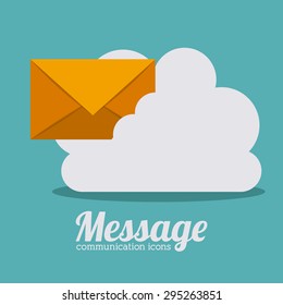 Communication digital design, vector illustration eps 10