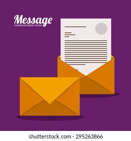 Communication digital design, vector illustration eps 10