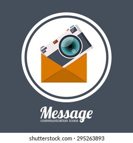 Communication digital design, vector illustration eps 10
